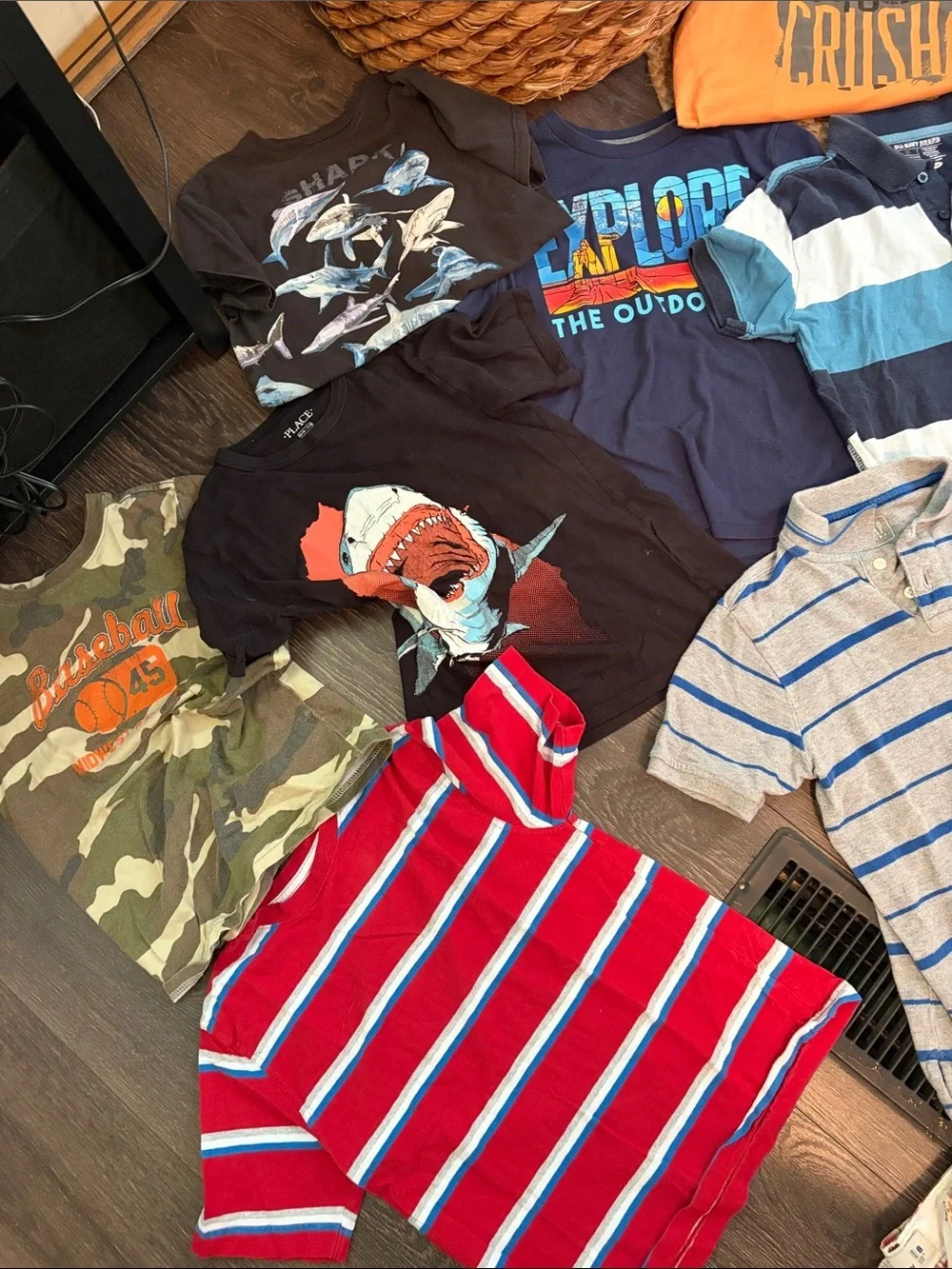 Boys size 8 back to school LOT pants, shorts, shirts